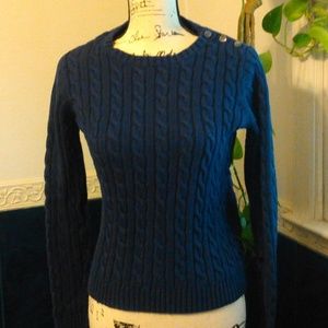 Lands' End navy blue size S (6-8)